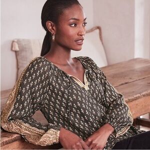 Soft Surroundings Blouse – Size Small – Brown & Black,  🖤🤎